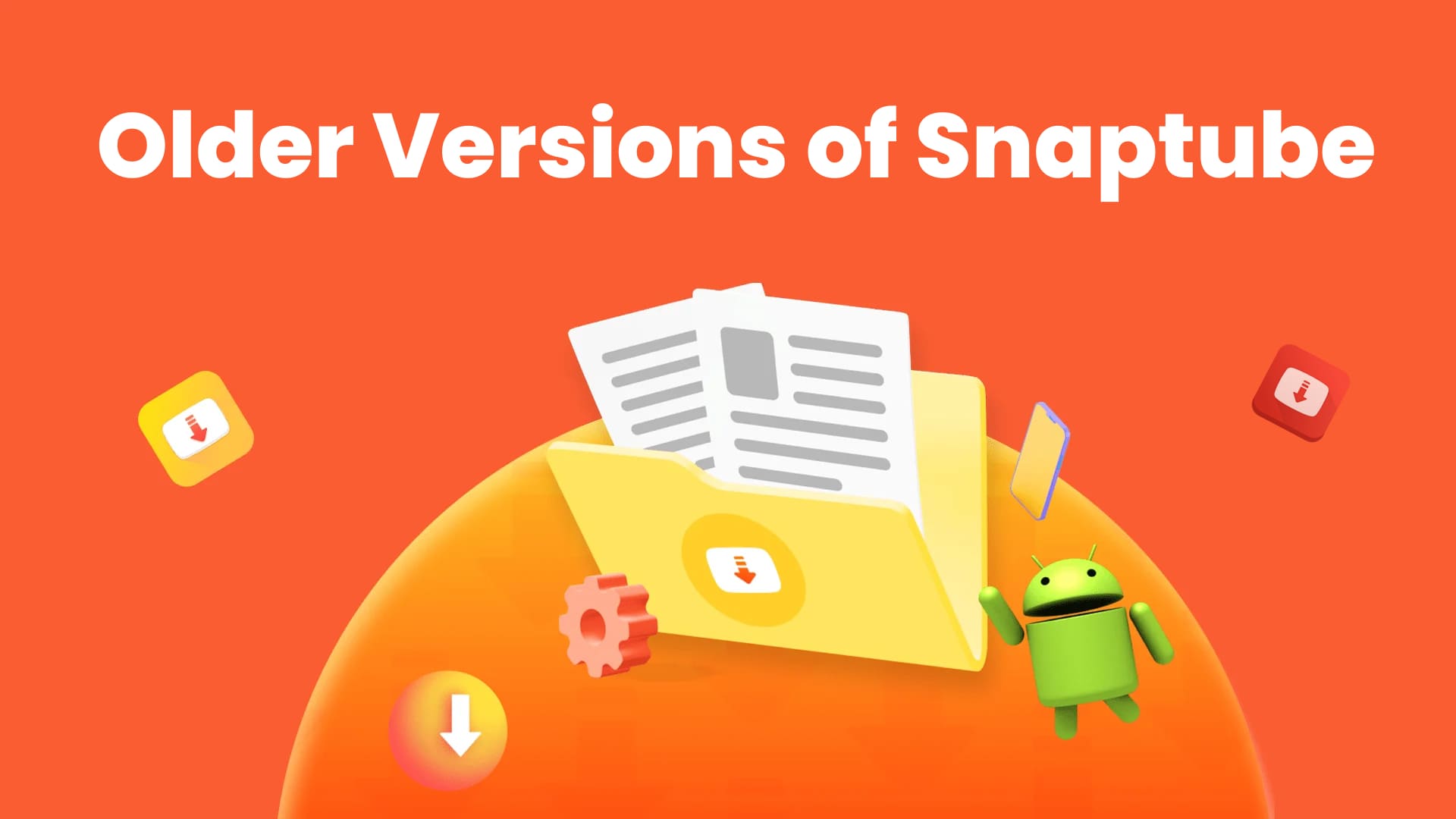 Download Snaptube Old Version Comparison (Yellow vs Red)